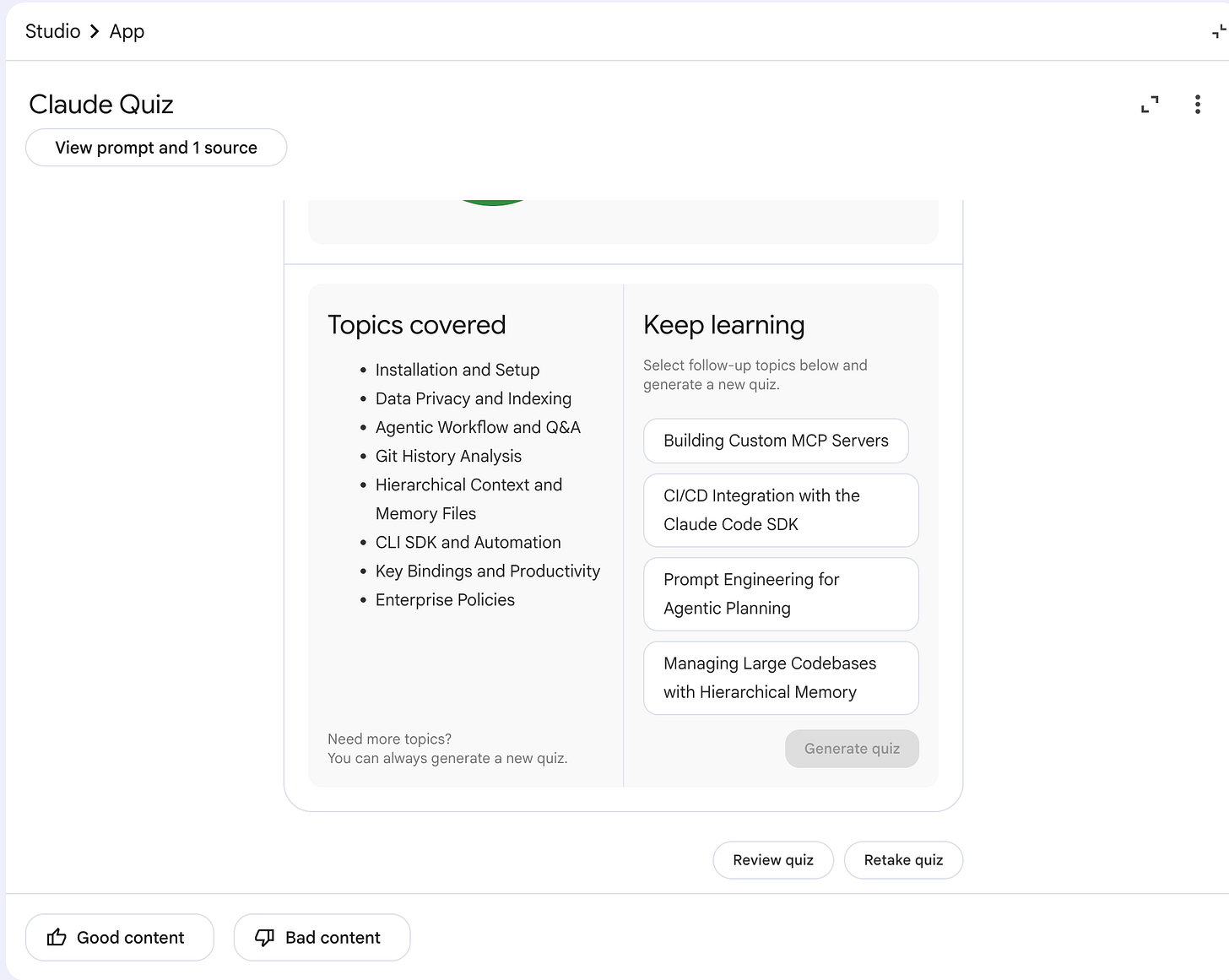 Keep learning topics turning a weak spot into the next quiz Keep learning topics turning a weak spot into the next quiz