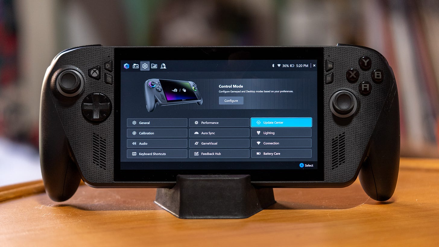 Best Asus ROG Xbox Ally X settings