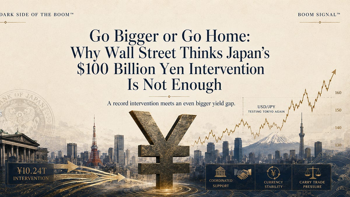 Go Bigger or Go Home: Why Wall Street Thinks Japan's $100 Billion