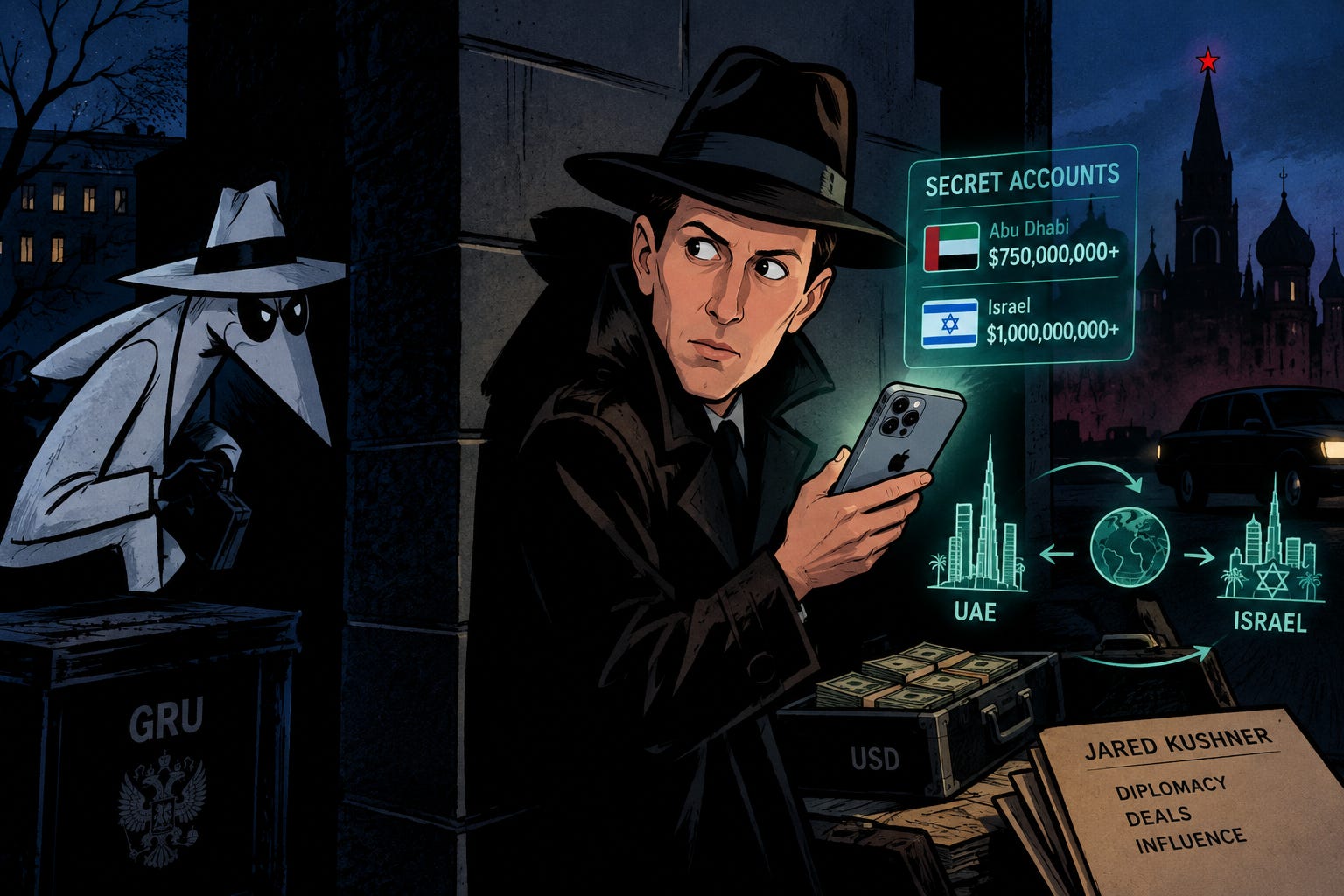 The Spy Who Opened the Phone: Jared Kushner, Secret Accounts, and the Price of Presidential Access