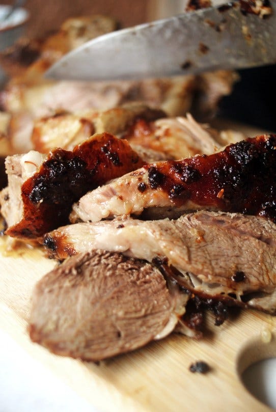 slow cooked lamb