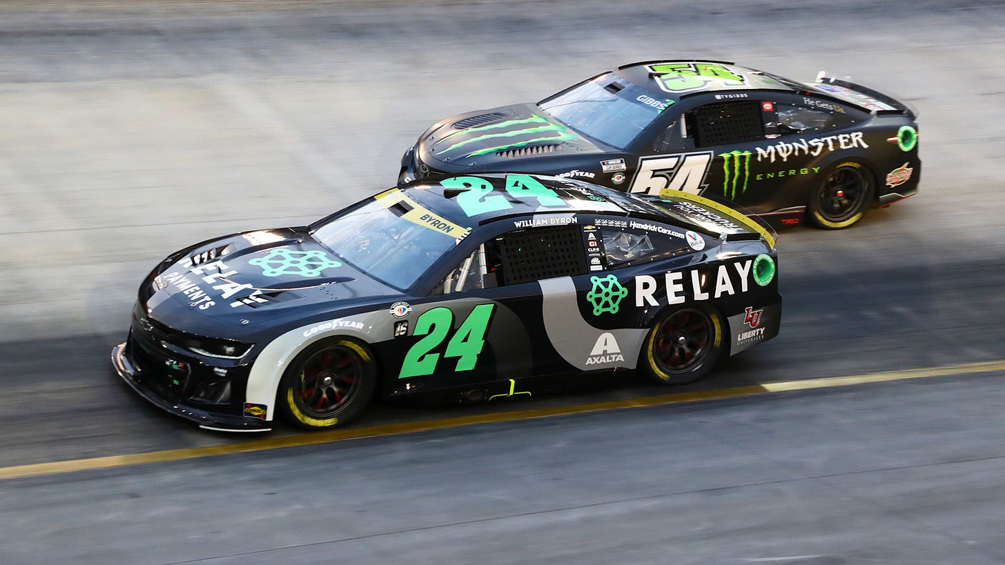 William Byron Relay Payments Paint Scheme vote Hendrick Motorsports