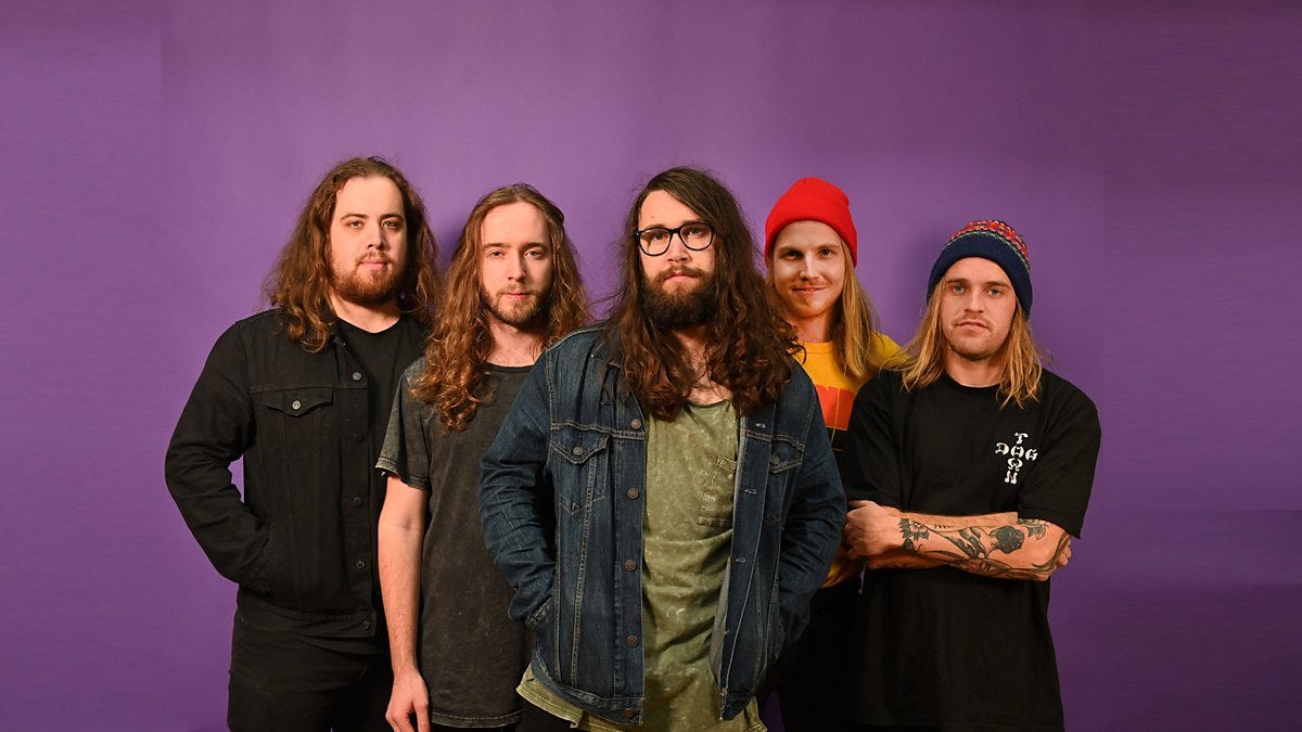 Band Photographs of Psychedelic Porn Crumpets