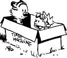 Time Machine | The Calvin and Hobbes Wiki | Fandom (C and H in a cardboard time machine) Time Machine | The Calvin and Hobbes Wiki | Fandom (C and H in a cardboard time machine)