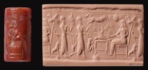 nineveh babylon cylinder seal sacrifice