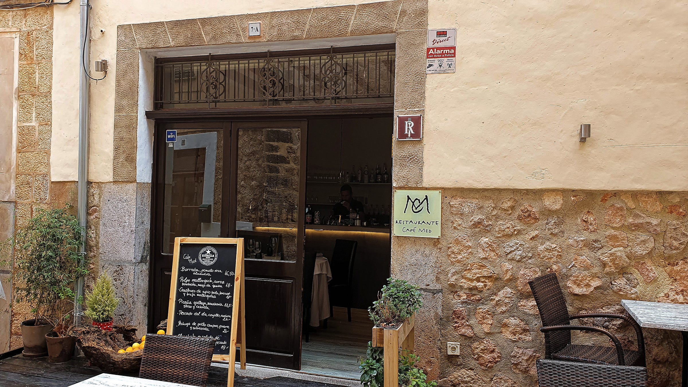 View of Cafe Med in Fornalutx