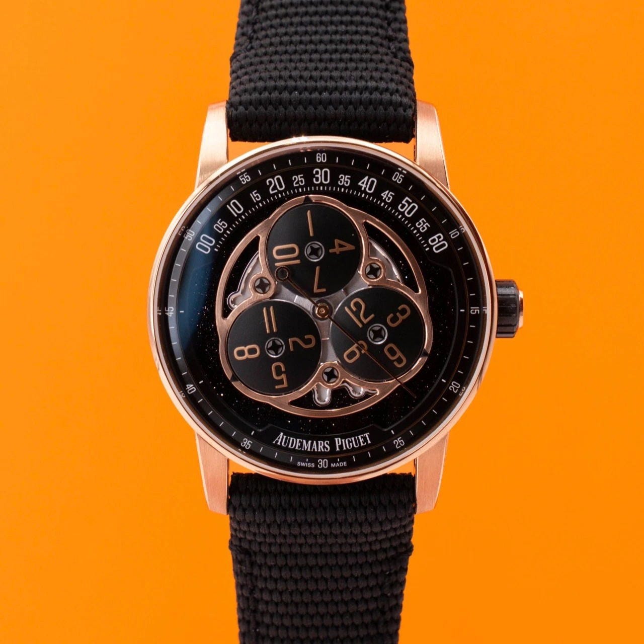Audemars Piguet Code 11.59 Starwheel 41 Rose Gold / Black Aventurine / Arabic / Strap 15212NR.OO.A002KB.01-AB Listing Image 1