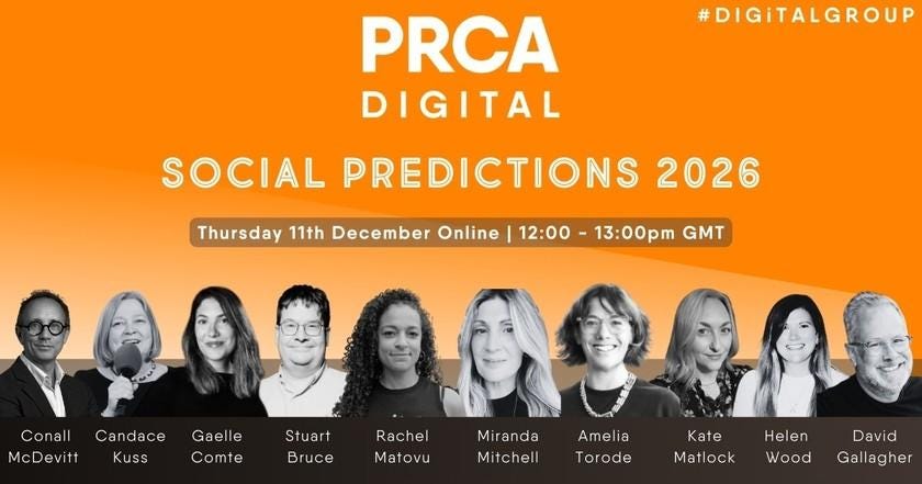 PRCA Digital's expert predictions for 2026