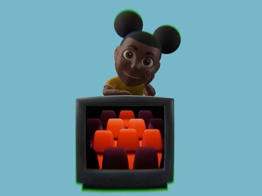 A screencap from the ATA team's official re-animation of the chorus from Flavor Foley's "Static" AMV, with Amanda in place of Miku.