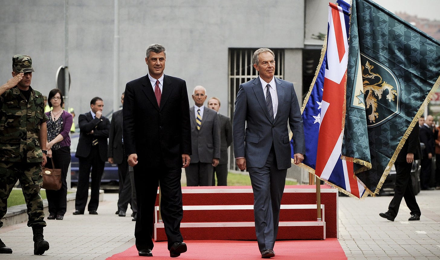 Former British Prime Minister Tony Blair
