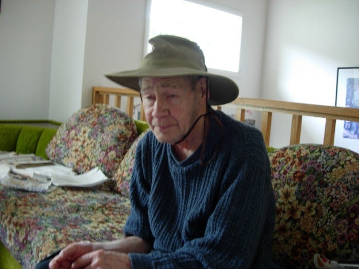 Grandpa wearing a hat