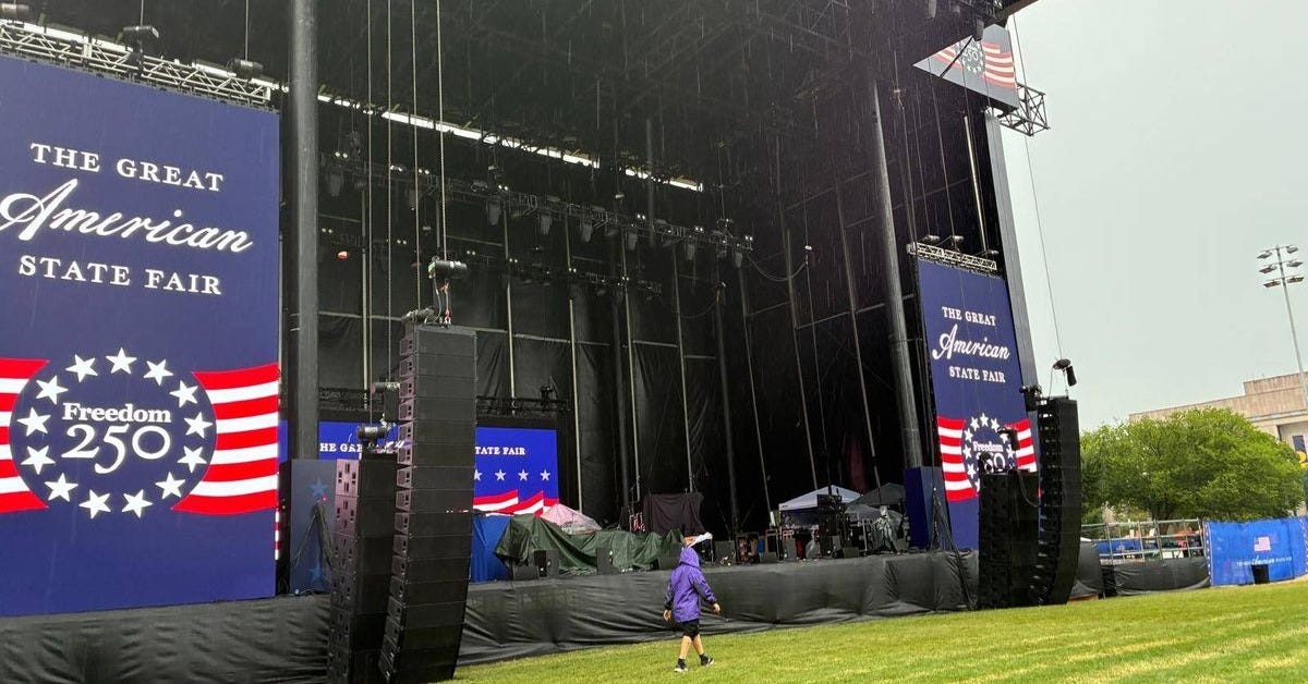 Vanilla Ice concert canceled at Trump's Freedom 250 Festival as critics  blame 'poor attendance' | Irish Star