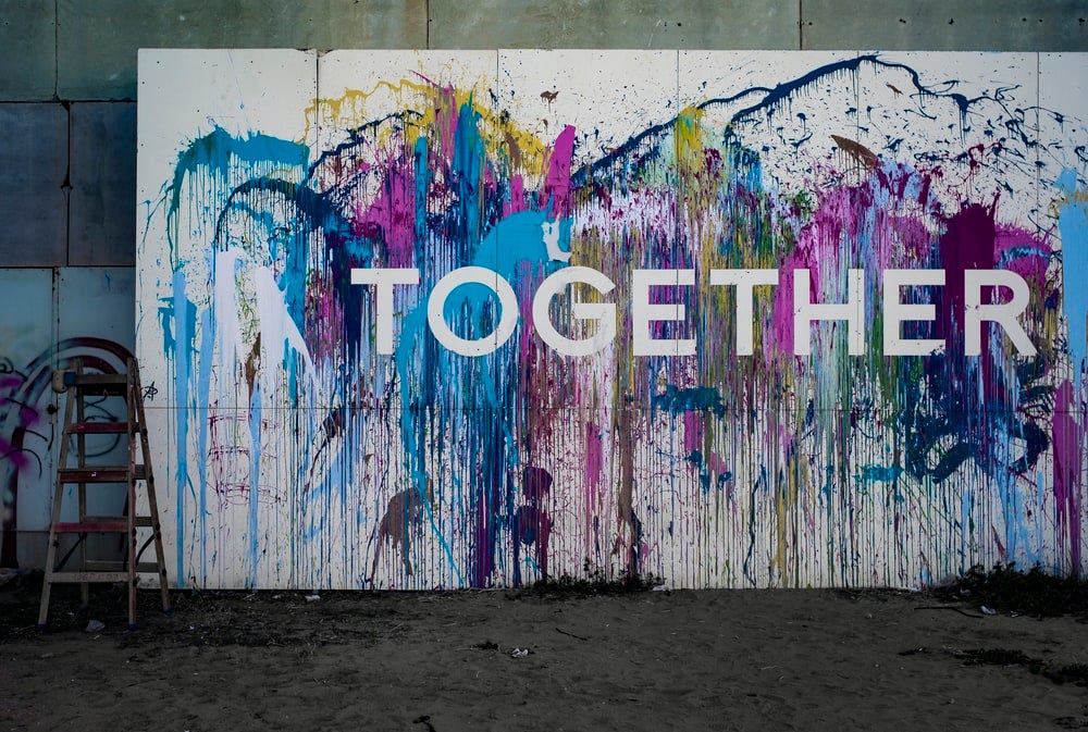 together signage together signage