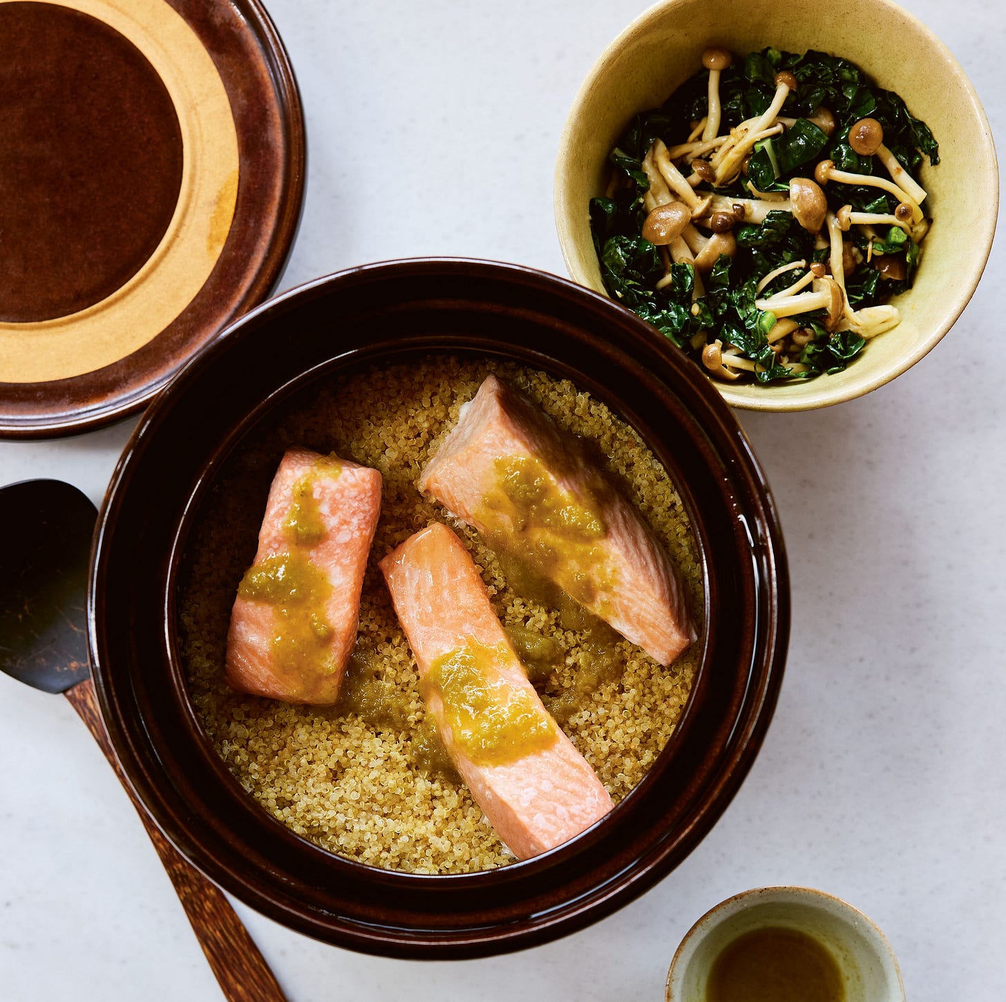 Salmon with quinoa