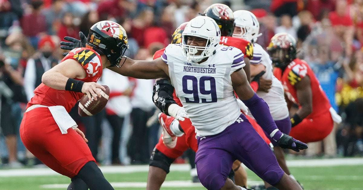2023 NFL Draft interview: Northwestern edge rusher Adetomiwa Adebawore -  Windy City Gridiron