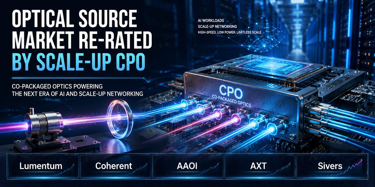 The Laser Market Repriced by Scale-Up CPO