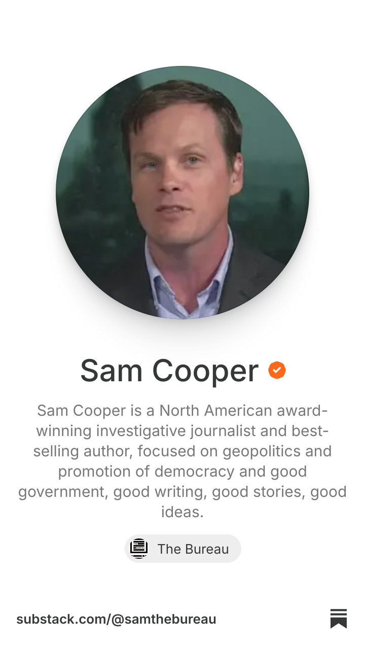 Sam Cooper | Substack