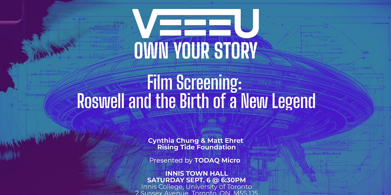 TWO live events coming up in Toronto: Hidden Hand Behind UFOs Film Screening and a Symposium on Cultural Warfare
