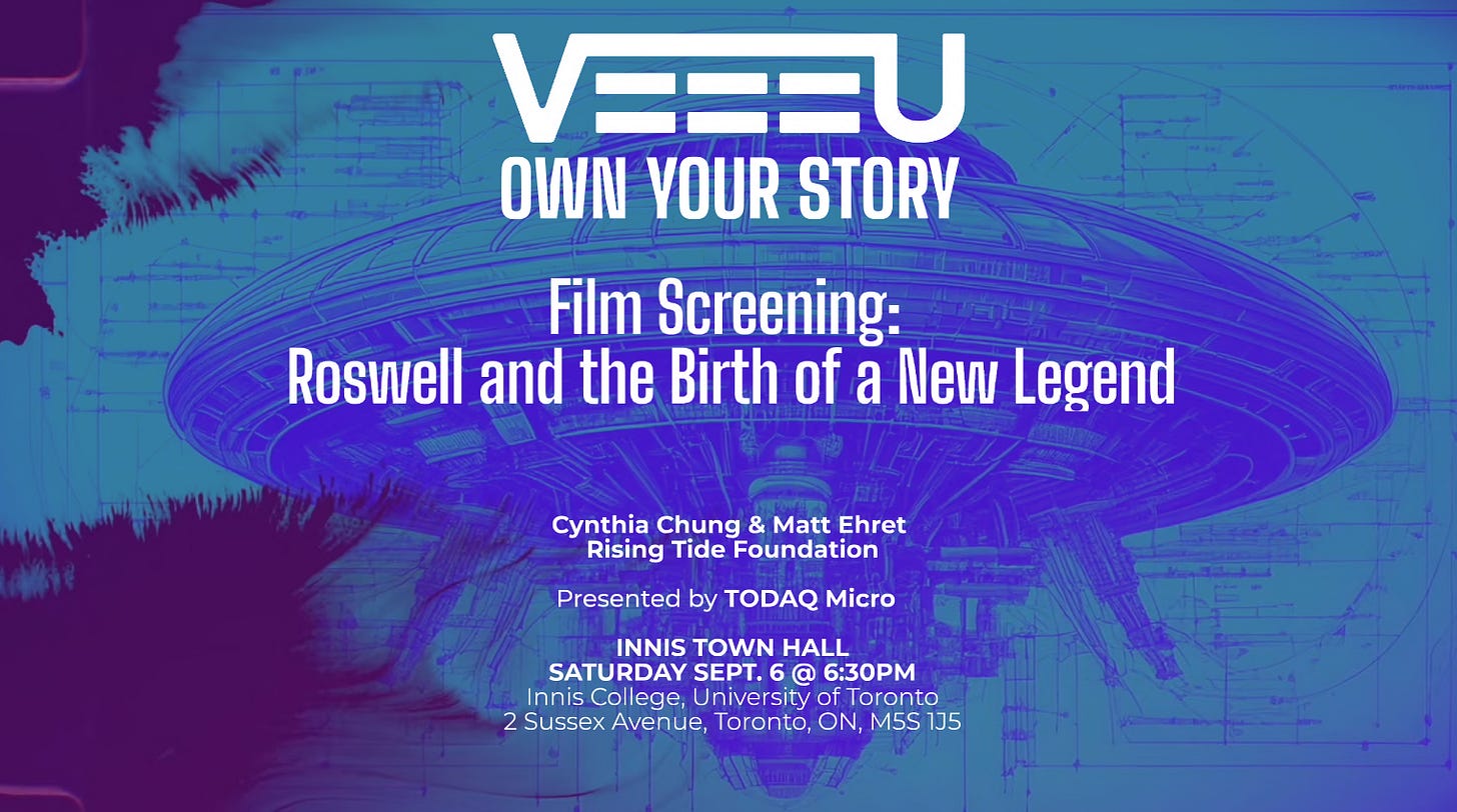 TWO live events coming up in Toronto: Hidden Hand Behind UFOs Film Screening and a Symposium on Cultural Warfare TWO live events coming up in Toronto: Hidden Hand Behind UFOs Film Screening and a Symposium on Cultural Warfare