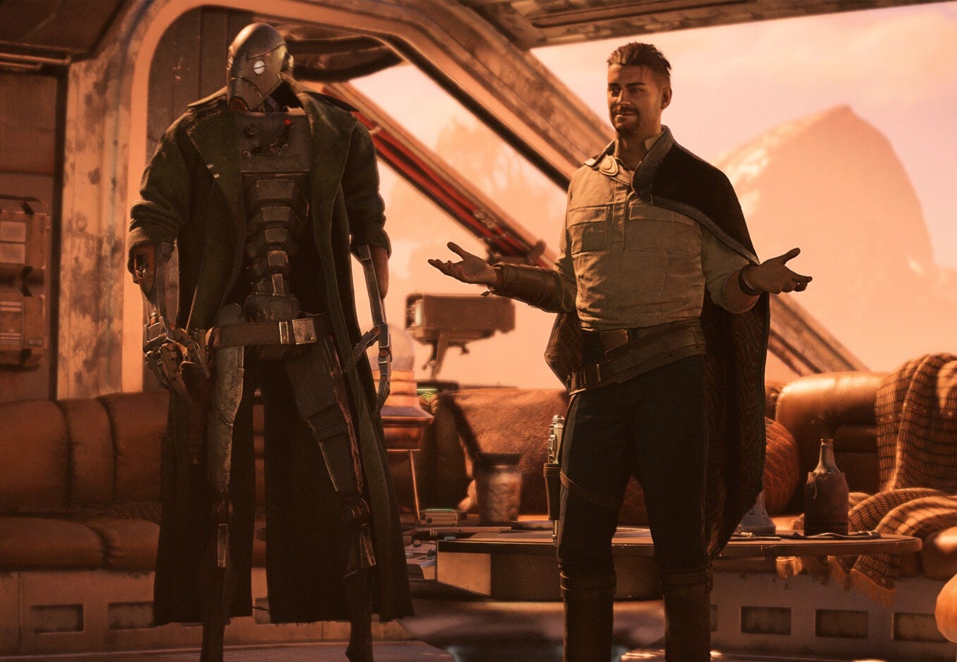 ArtStation - Star Wars Outlaws Screenshot - ND-5 and Jaylen