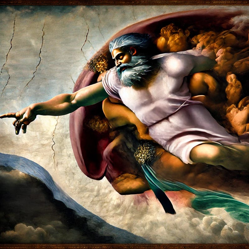 A painting of a person flying in the sky

AI-generated content may be incorrect.