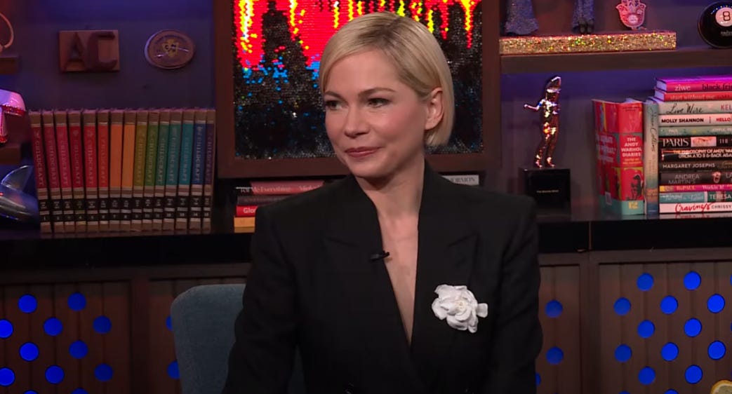 Michelle Williams Declares She Wanted Her 'Dying For Sex' Sex Scenes To Untangle Traditional Values