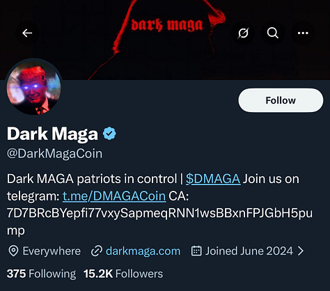 A few examples of large MAGA accounts posing as Americans while operating from a foreign country. 