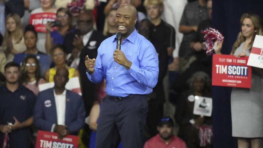 Republican Sen. Tim Scott is officially running for president | WUNC