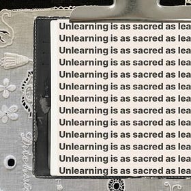 Cultivate, then recalibrate. 