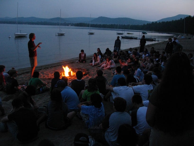 A group of people sitting on the beach
Description automatically generated A group of people sitting on the beach
Description automatically generated