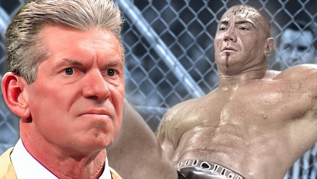 Dave Bautista on the $100k fine levied against him for blading on RAW 800:  "I was just heartbroken. Vince McMahon sucked the life out of me that day.  I think that's the
