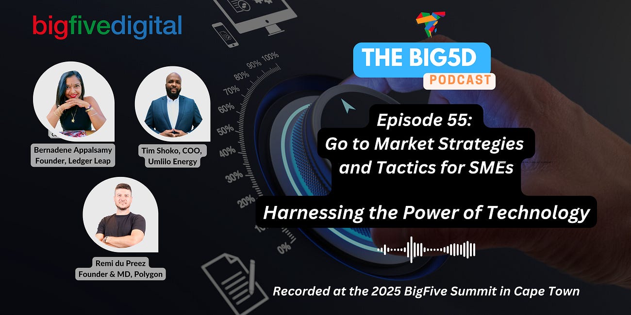 The BIG5D Podcast Ep. 55: "GTM Strategies for SMEs" from the 2025 BigFive Summit