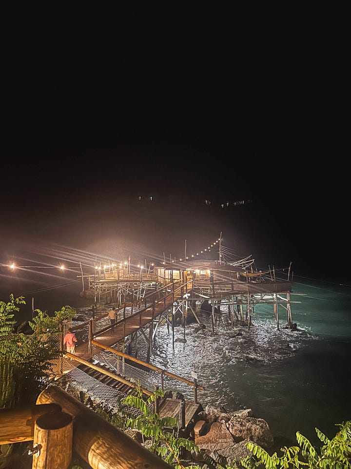 Dinner at Trabocco Punta Cavalluccio