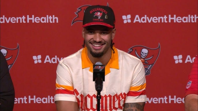 Emeka Egbuka: ‘I’m Ready To Get Started’ | Press Conference | Tampa Bay  Buccaneers