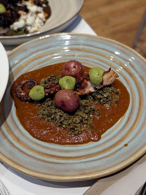 Mexican food at Xochi, downtown Houston, Texas