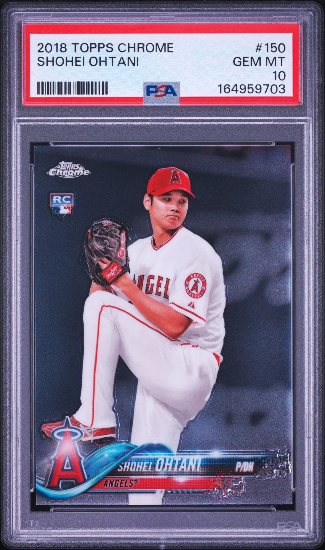 2018 Shohei Ohtani Topps Chrome #150 PSA 10