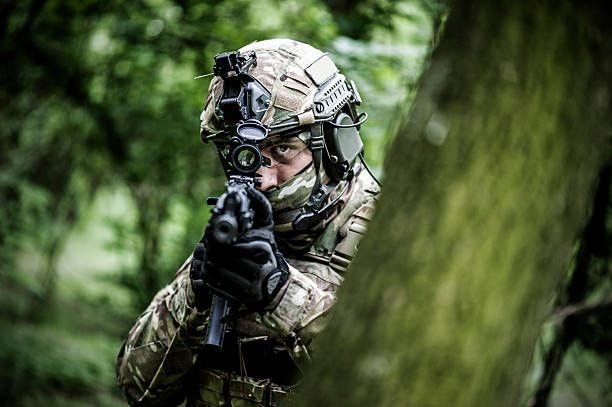 Armed forces in woods Special forces in woods united states navy seals stock pictures, royalty-free photos & images Armed forces in woods Special forces in woods united states navy seals stock pictures, royalty-free photos & images