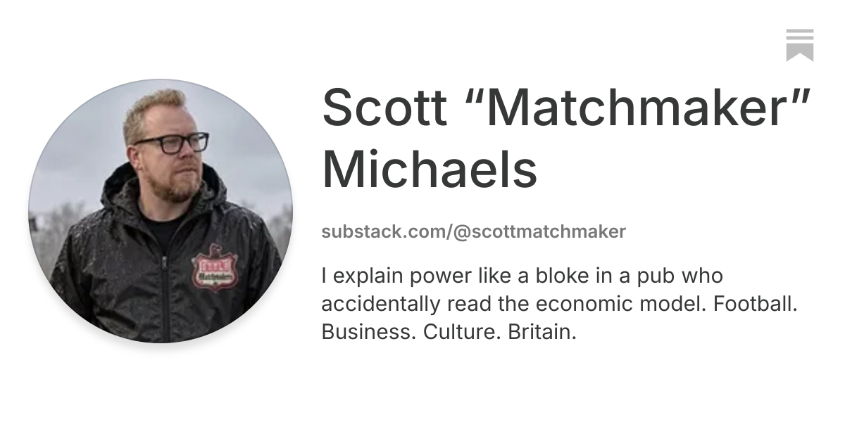 Scott “Matchmaker” Michaels | Substack