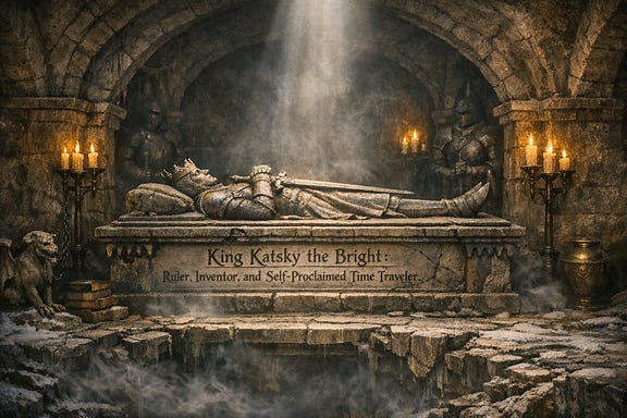 King Katsky the Bright's crypt (Crypt 13) in Castle Ravenloft King Katsky the Bright's crypt (Crypt 13) in Castle Ravenloft
