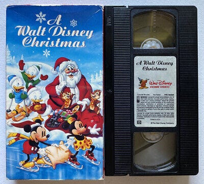 A Walt Disney Christmas VHS Video Vintage Collectible