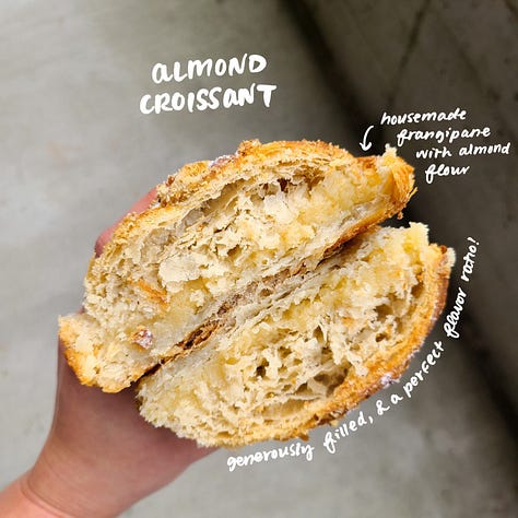 Wheatberry Bakeshop Almond Croissant