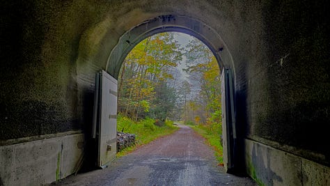 Scenes on the Great Allegheny Passage to Confluence ence