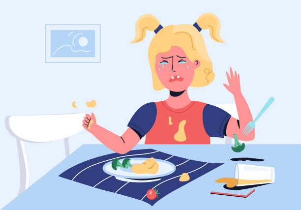 45 Child Refusing Food Illustrations &amp; Clip Art - iStock