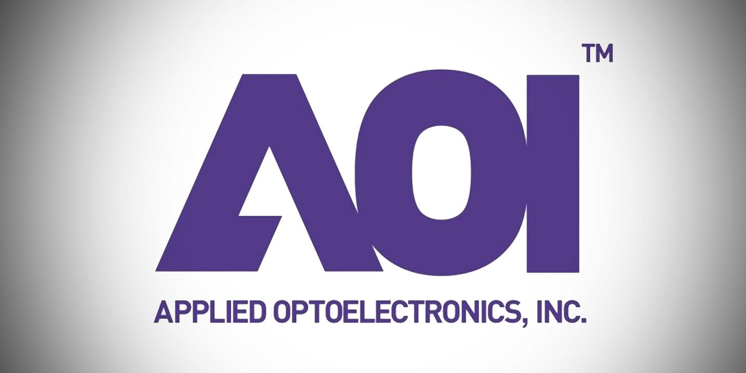 Why Applied Optoelectronics Inc. Shares Are Soaring Today | The Motley Fool Why Applied Optoelectronics Inc. Shares Are Soaring Today | The Motley Fool