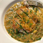 crispy chicken thighs with lemon dijon pan sauce