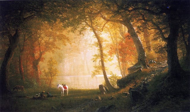 A Rest on the Ride Albert Bierstadt 1863-1864