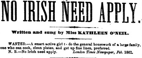 Tony Greenstein's Blog: Denying the History of Irish Racism in the US - Prof. Richard Jensen of ...
