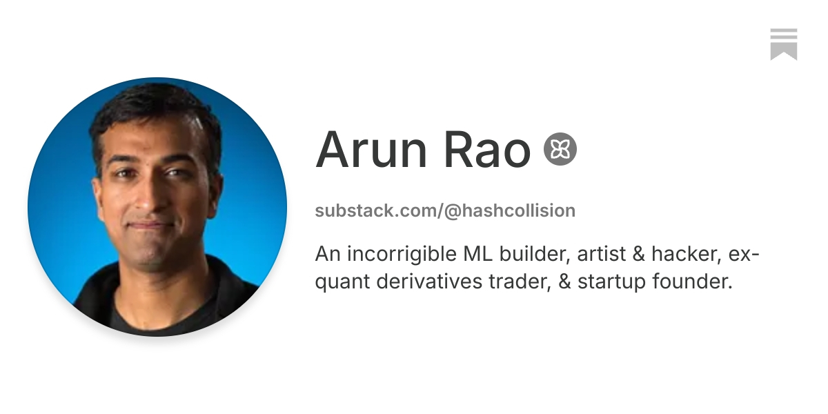 Arun Rao | Substack
