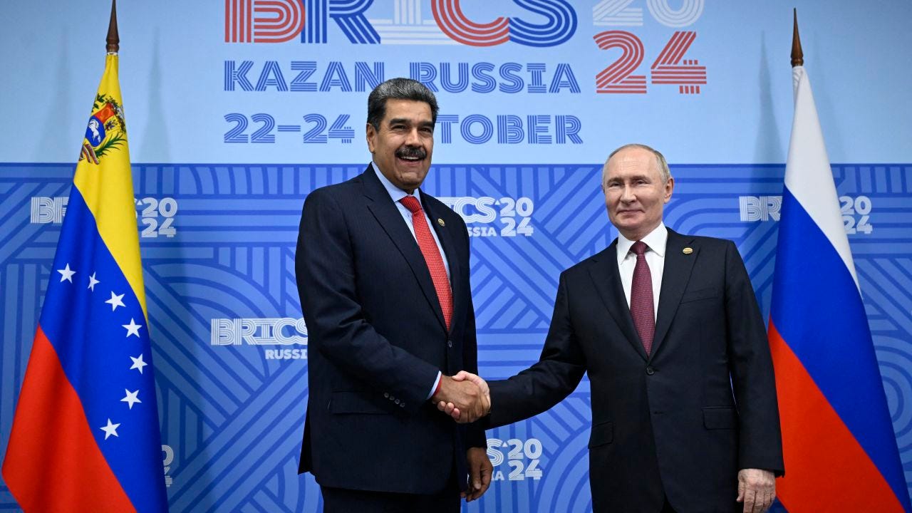 Nicolás Maduro y Vladimir Putin celebrarán una comisión para establecer ...