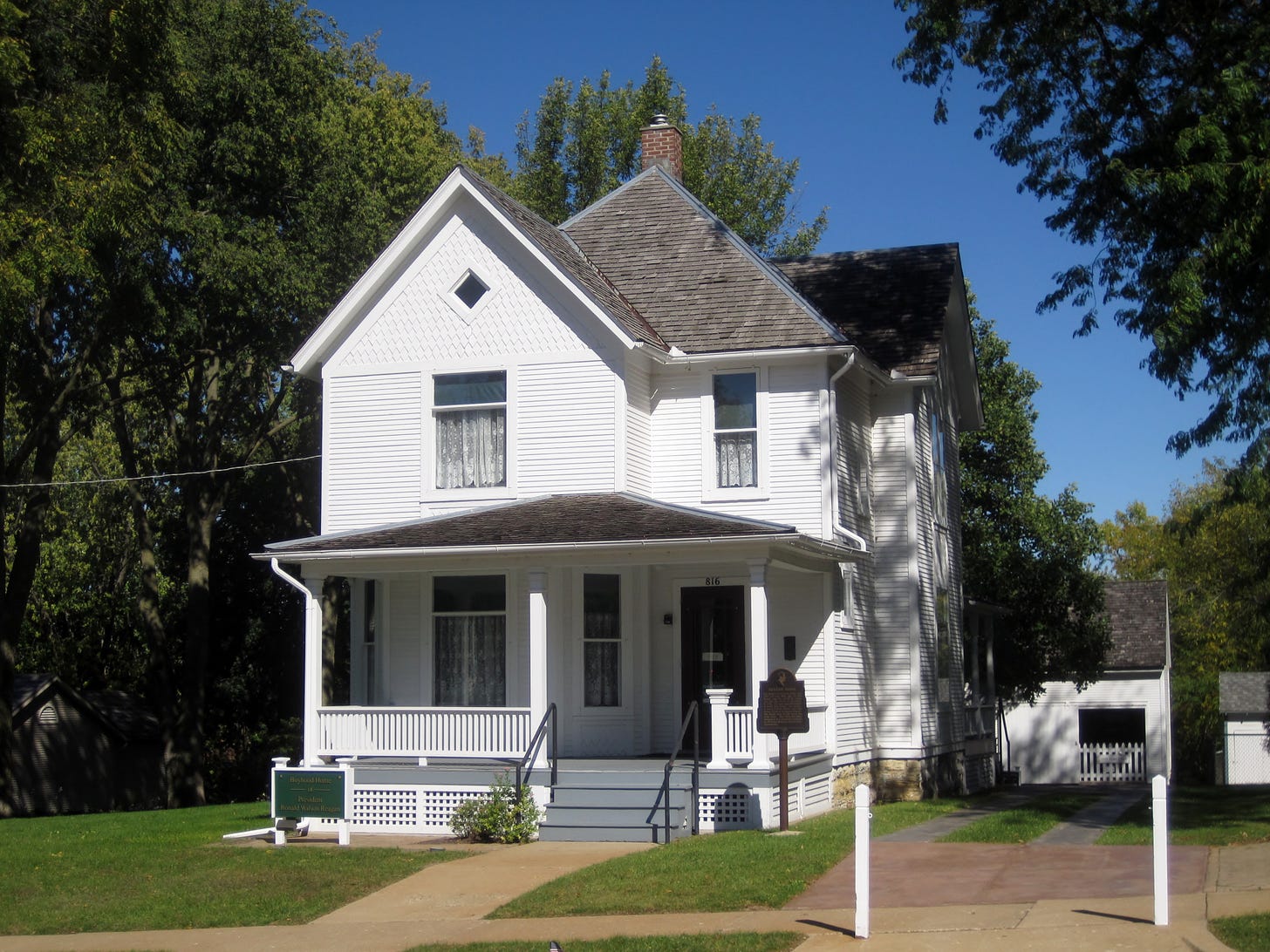 Ronald Reagan Boyhood Home - Wikipedia